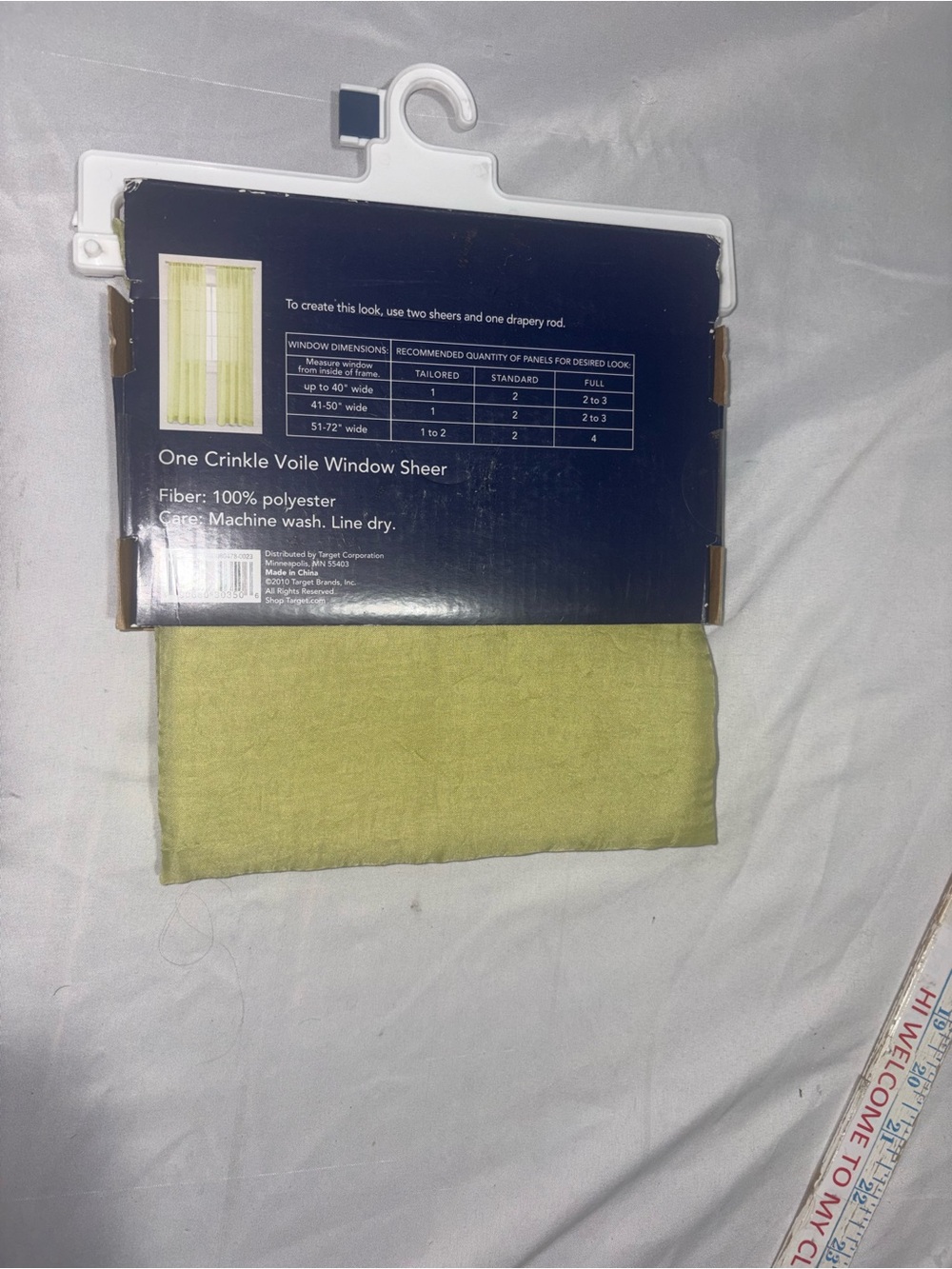 Room Essentials window sheer NWT - Picture 3 of 3